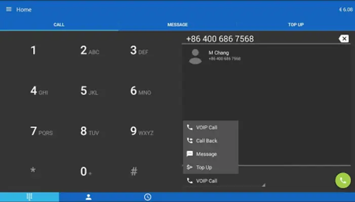 VoipDiscountCalls android App screenshot 4